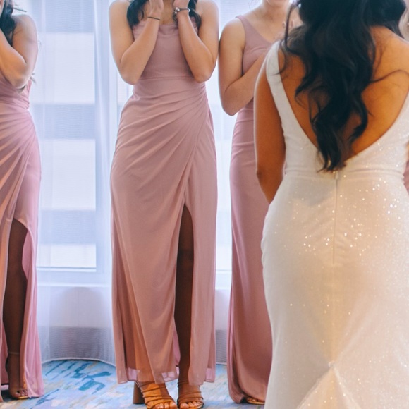 Azazie Kalea - DUSTY ROSE SIZE 4 - Picture 4 of 15